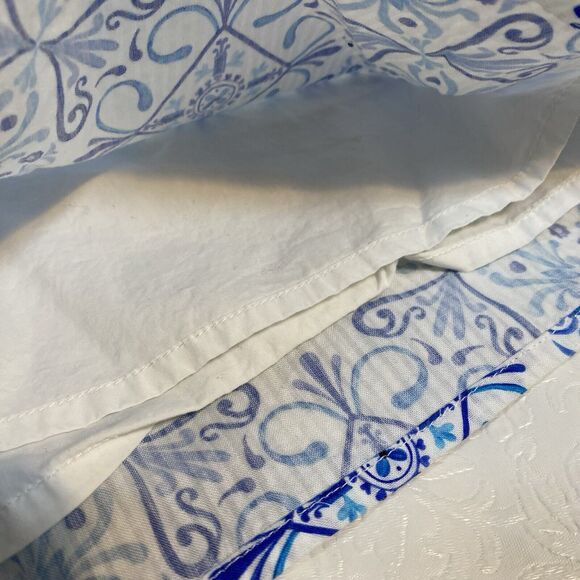 Hill House Unisex sz L The Leo Short Blue Mosaic - Picture 5 of 11